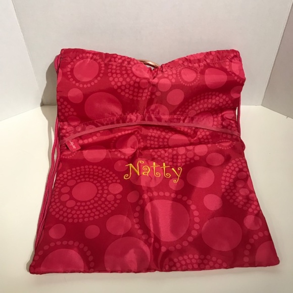 Thirty-One Cinch Sac "Pink Circle Spirals" NATTY - Picture 2 of 2